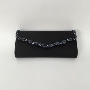 Preston & York Black Evening Bag/Clutch with Shimmer